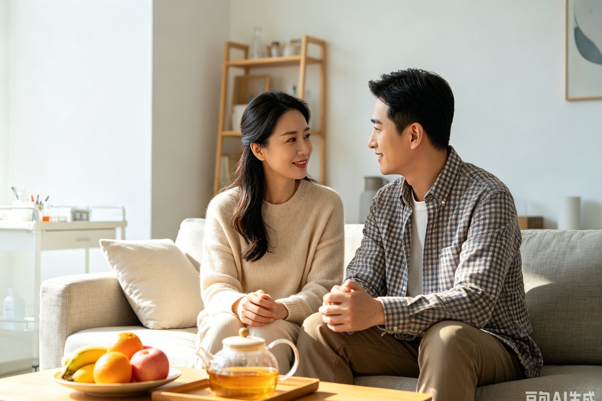 便装营养师与用户温和交流，无任何诊疗感